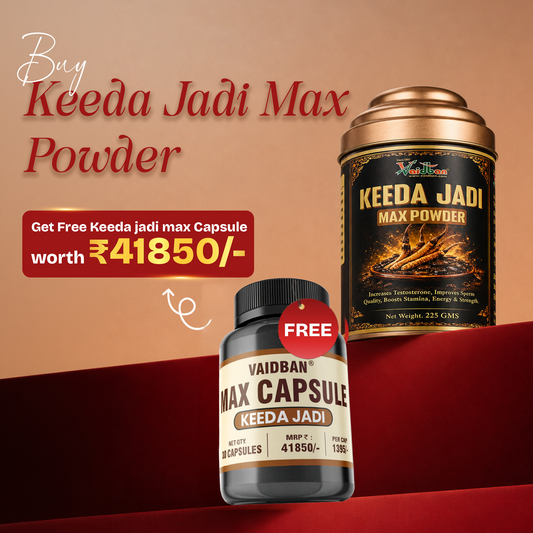 Keeda Jadi Max Powder – Premium Ayurvedic Vitality Supplement