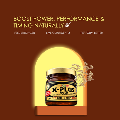 X Plus Gold Gel - Strength & Stamina Cream for Men