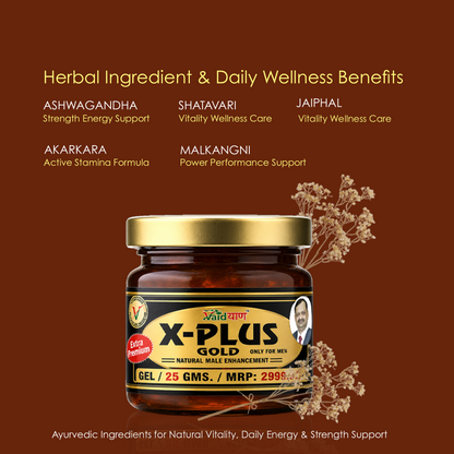X Plus Gold Gel - Strength & Stamina Cream for Men