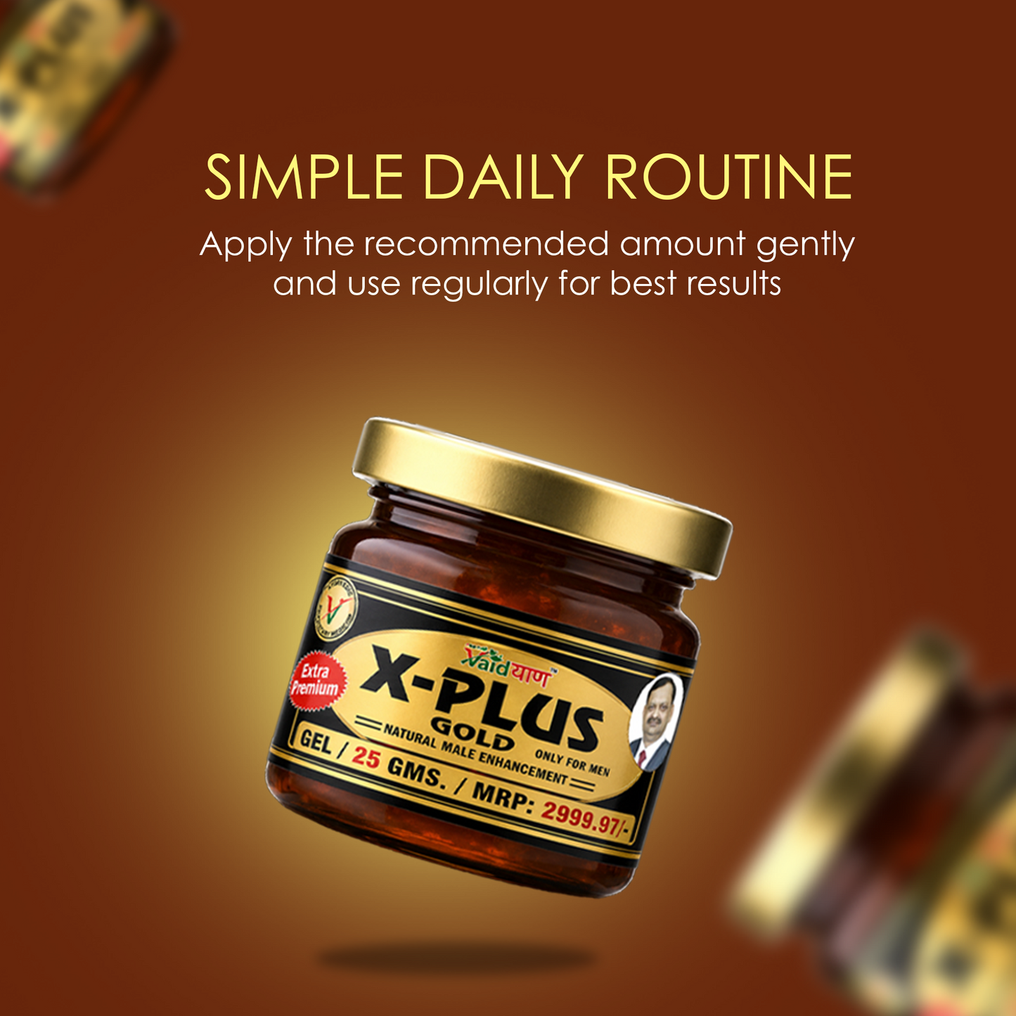 X Plus Gold Gel - Strength & Stamina Cream for Men