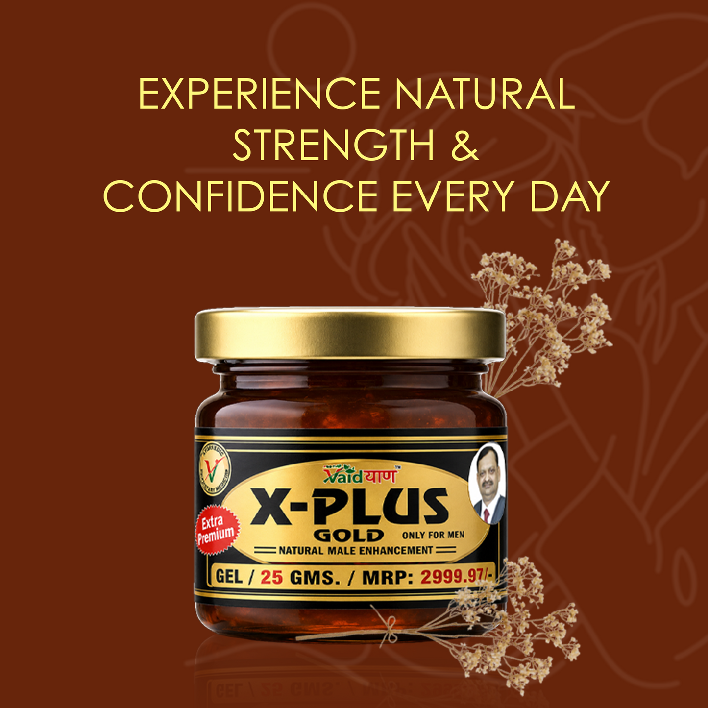 X Plus Gold Gel - Strength & Stamina Cream for Men