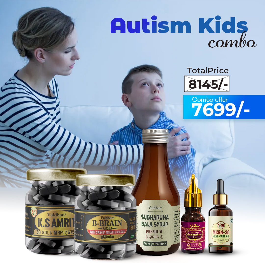 Vaidban Autism Kids Combo - Brain & Nerve Support for Children