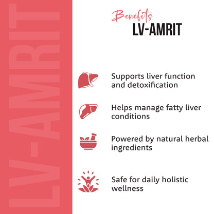 Vaidban LV-Amrit Goli ( 60 Goli ) - Herbal Liver Support