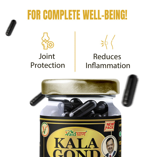 Vaidban Kala Gond Capsule - Pain Relief Capsule | Knee Pain
