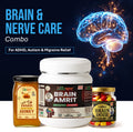 Vaidban Brain & Nerve Care Combo – For ADHD, Autism & Migraine Relief | Improves Memory, Nerve Strength & Focus