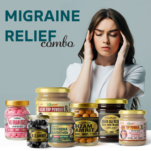 Vaidban Migraine Relief Combo
