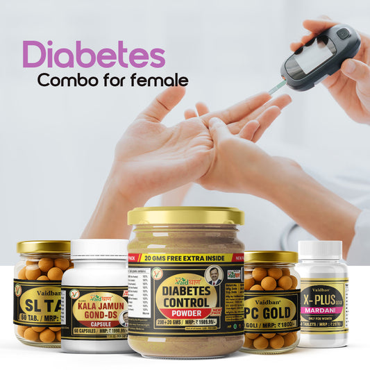 Vaidban Ayurvedic wellness combo for women with herbal capsules and churna