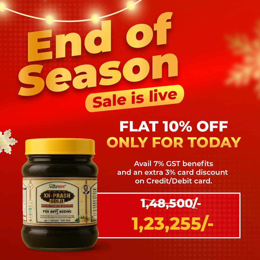 Vaidban XN-Prash Gold – Extra Premium Chyawanprash with Pure Gold Leaf for Anti-Ageing Excellence