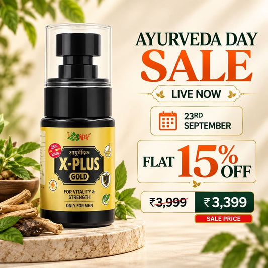 X Plus Gold Oil - Pure Ayurvedic Massage Oil For Men