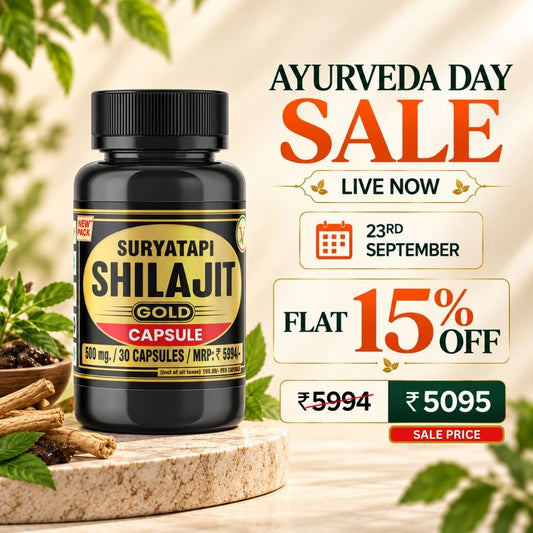 Vaidban Suryatapi Shilajit Gold I for Strength, Stamina and Power