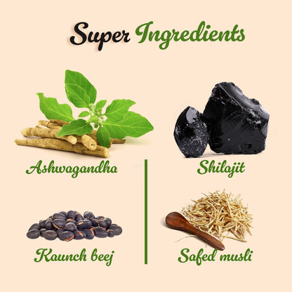 Vaidban Gabru-DS Oil for Men to Improve Stamina, Immunity, and Timing