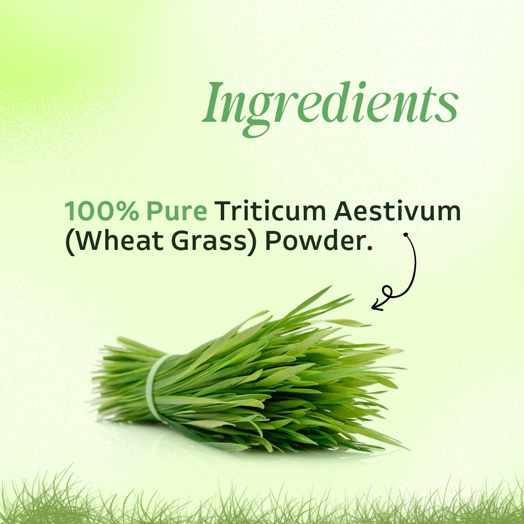 Vardhan Triticum Aestivum Fine Powder (Wheat Grass Powder) - 100 grams