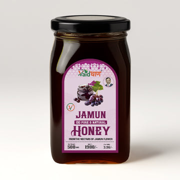 Vaidban Raw Jamun Honey – 100% Pure Dark Honey | Natural & Unprocessed