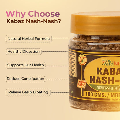 Vaidban Kabaz Nash-NW - Natural Constipation Relief