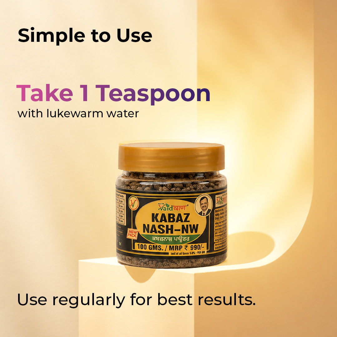 Vaidban Kabaz Nash-NW - Natural Constipation Relief