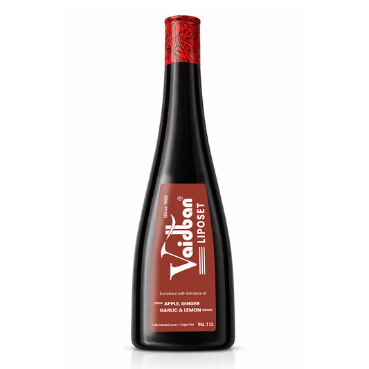 Vaidban Liposet Syrup – Apple, Ginger, Garlic & Lemon Weight Management Tonic