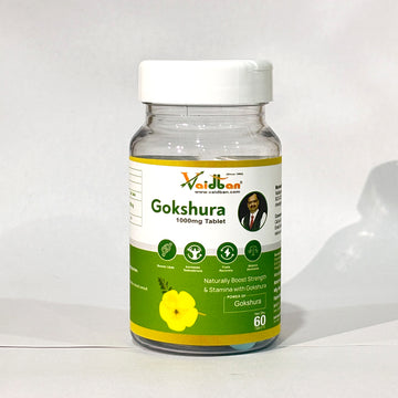 Vaidban Gokshura Tablets – Natural Stamina & Energy Booster (1000mg, 60 Tabs)