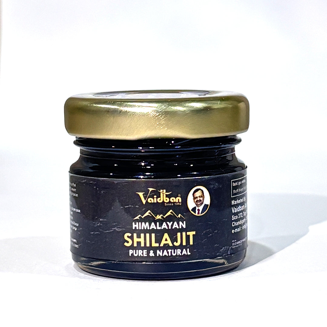 Vaidban Himalayan Shilajit – Pure & Natural Resin (20g) | Strength, Vitality & Immunity Booster