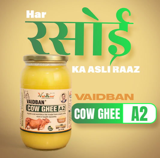 Vaidban A2 Cow Ghee – Traditional Bilona Method 100% Natural