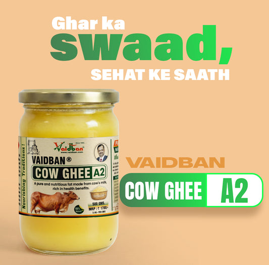 Vaidban A2 Cow Ghee – Traditional Bilona Method 100% Natural