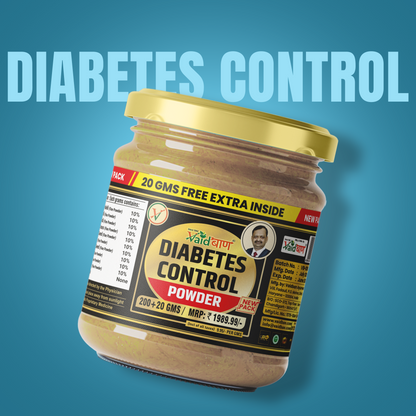 Vaidban Diabetic Control Powder - Natural Ayurvedic Solution for Balanced Blood Sugar Levels