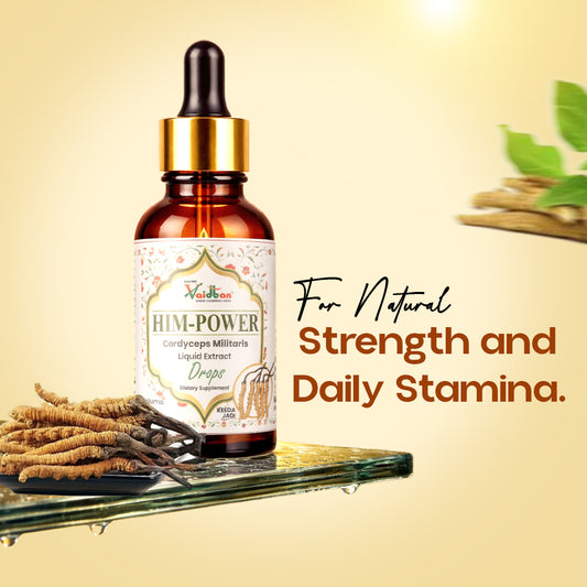 HIM-POWER Cordyceps Militaris Liquid Extract Drops
