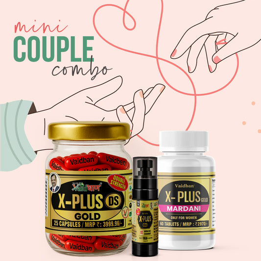 Vaidban Mini Couple Combo – Herbal Wellness Pack for Him & Her