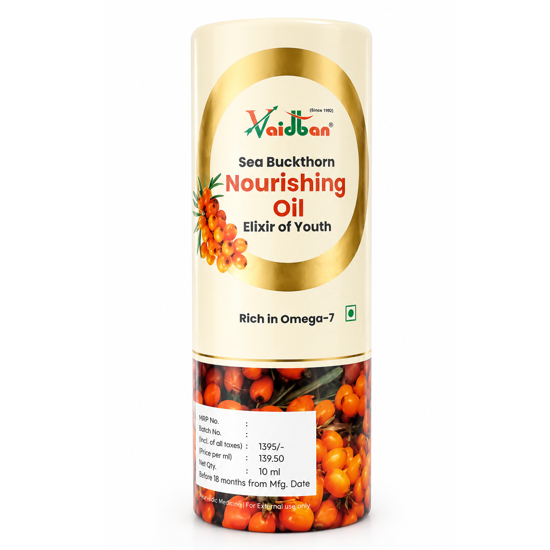 Vaidban Sea Buckthorn Nourishing Oil – Elixir of Youth (10ml)