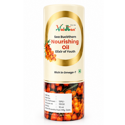 Vaidban Sea Buckthorn Nourishing Oil – Elixir of Youth (10ml)