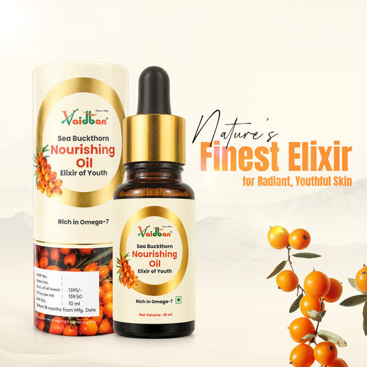 Vaidban Sea Buckthorn Nourishing Oil – Elixir of Youth (10ml)