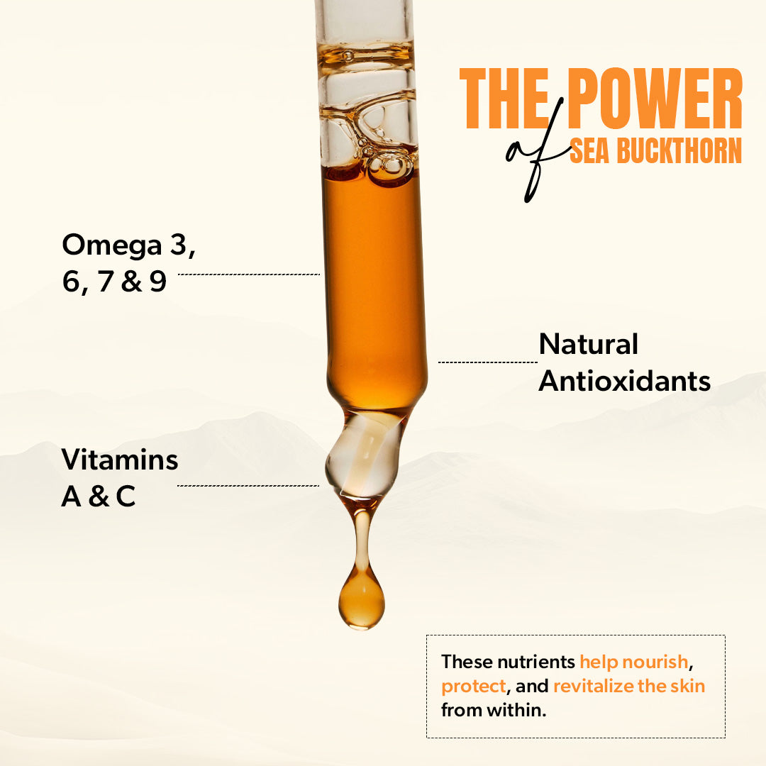 Vaidban Sea Buckthorn Nourishing Oil – Elixir of Youth (10ml)