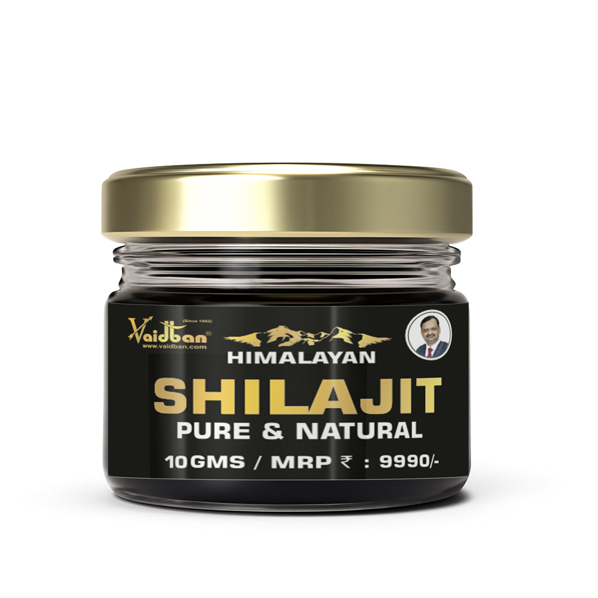 Vaidban Shilajeet Kashmiri - Premium Himalayan Shilajit for Strength, Stamina & Performance