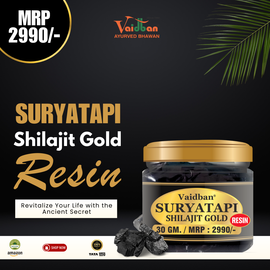 Vaidban Suryatapi Shilajit Gold Resin - 30 gm