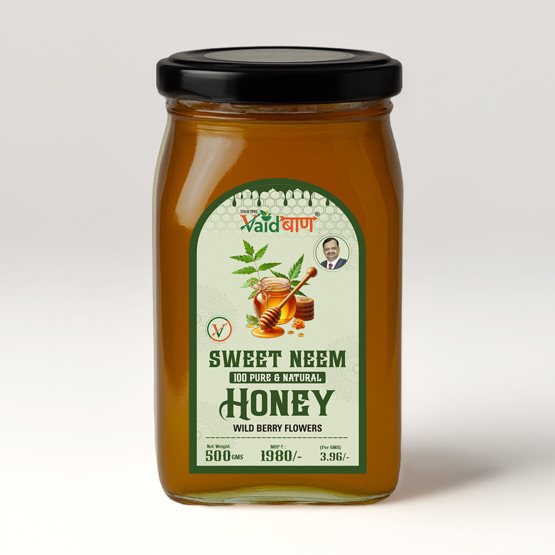 Vaidban Raw Sweet Neem Honey – 100% Pure & Natural