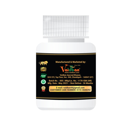 Vaidban Thyroid Care Capsules (Pack of 60): Natural Support for Thyroid Function