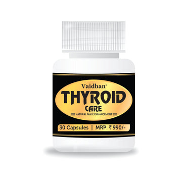 Vaidban Thyroid Care Capsules (Pack of 60): Natural Support for Thyroid Function