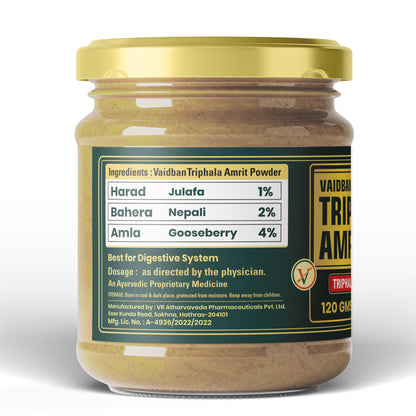 Vaidban Triphora Amrit — Triphala Extra Version / Churna - Best For Digestion