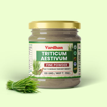 Vardhan Triticum Aestivum Fine Powder (Wheat Grass Powder) - 100 grams