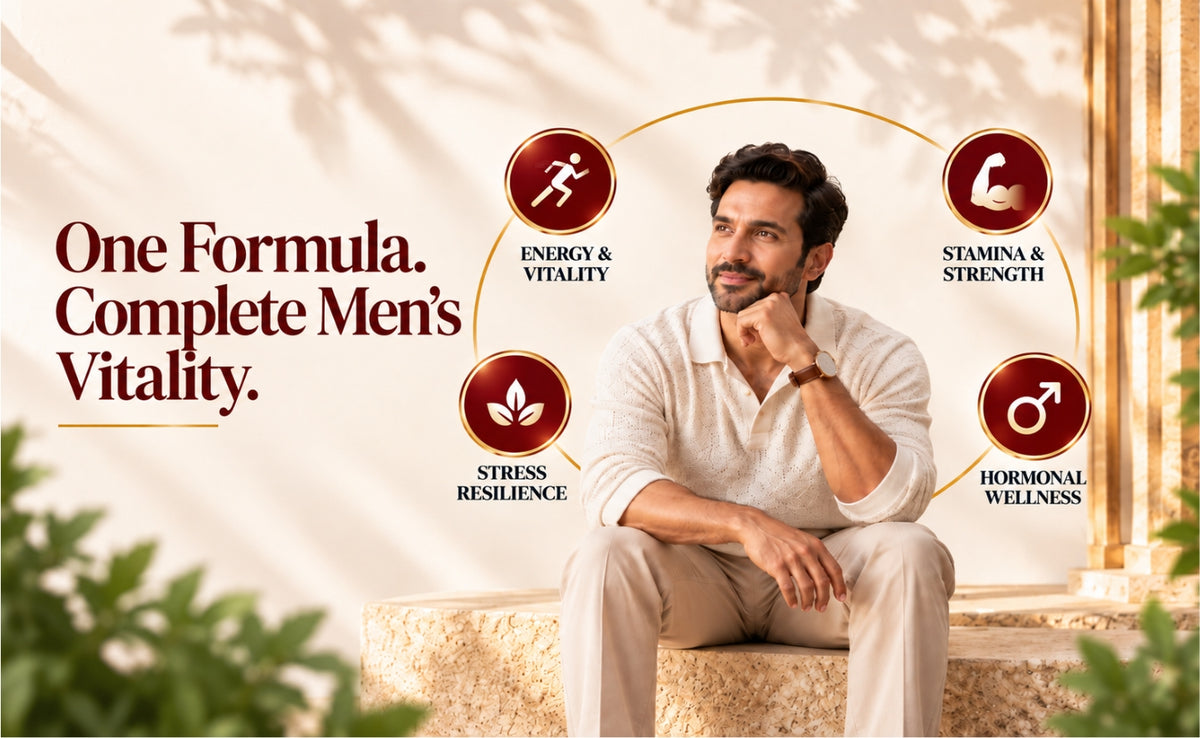 Keeda Jadi Max Capsules - Men's Wellness Formula for Stamina, Vitality & Performance