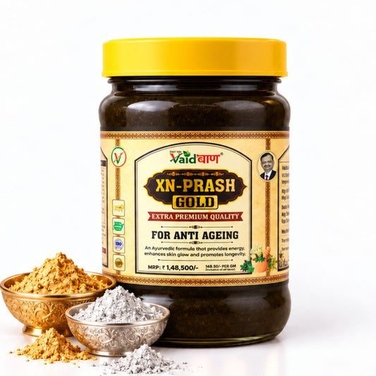 Vaidban XN-Prash Gold – Premium Chyawanprash with Gold Leaf for Energy, Stamina, Vitality & Anti-Ageing