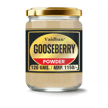 Vaidban Gooseberry Powder Online | 120g Antioxidant Rich Amla Supplement