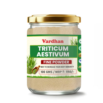 Vardhan Triticum Aestivum Fine Powder (Wheat Grass Powder) - 100 grams