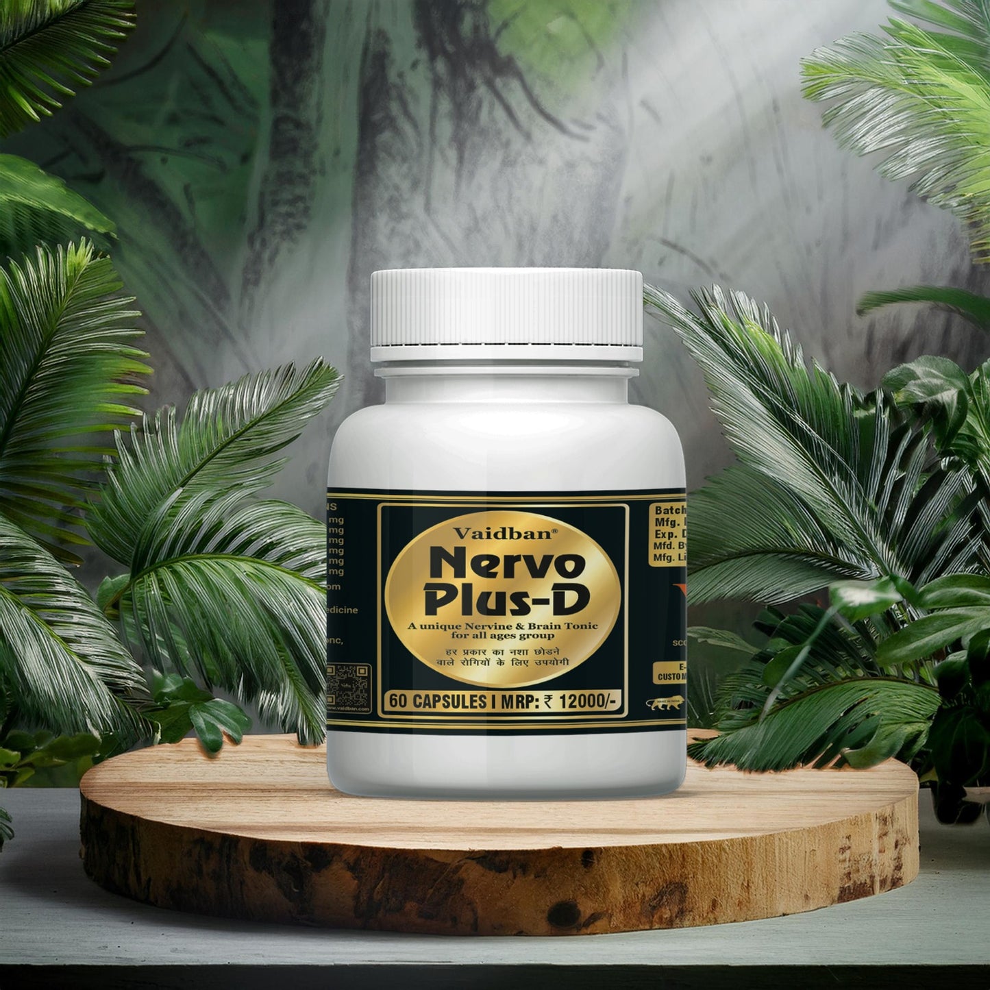 Vaidban Nervo Plus-D De-Addiction Combo – Ayurvedic Recovery Kits