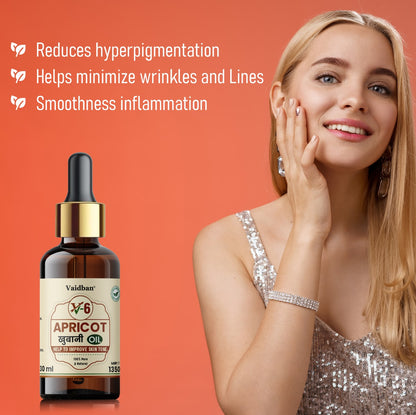 Vaidban Apricot Oil (30Ml) – Your Secret to Brighter, Healthier Skin