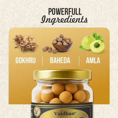 Vaidban PC Gold - Herbal Diabetes Management Goli, 60 Tablets