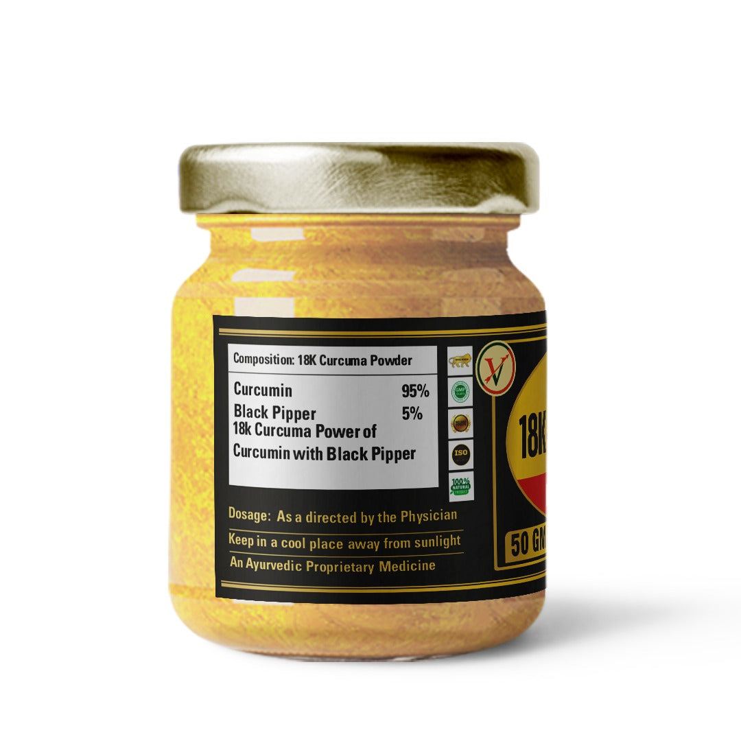 Vaidban 18K - Curcuma Powder for Joint & Immunity Support