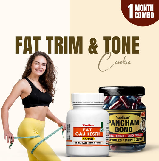 Vaidban Fat Trim & Tone Combo: Achieve Your Dream Body the Ayurvedic Way