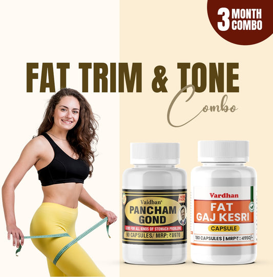 Vaidban Fat Trim & Tone Combo: Achieve Your Dream Body the Ayurvedic Way