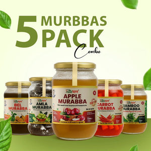 5 Murabbas Pack Combo - Premium Ayurvedic Wellness Collection