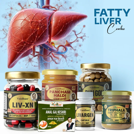 Vaidban Fatty Liver Wellness Combo Pack
